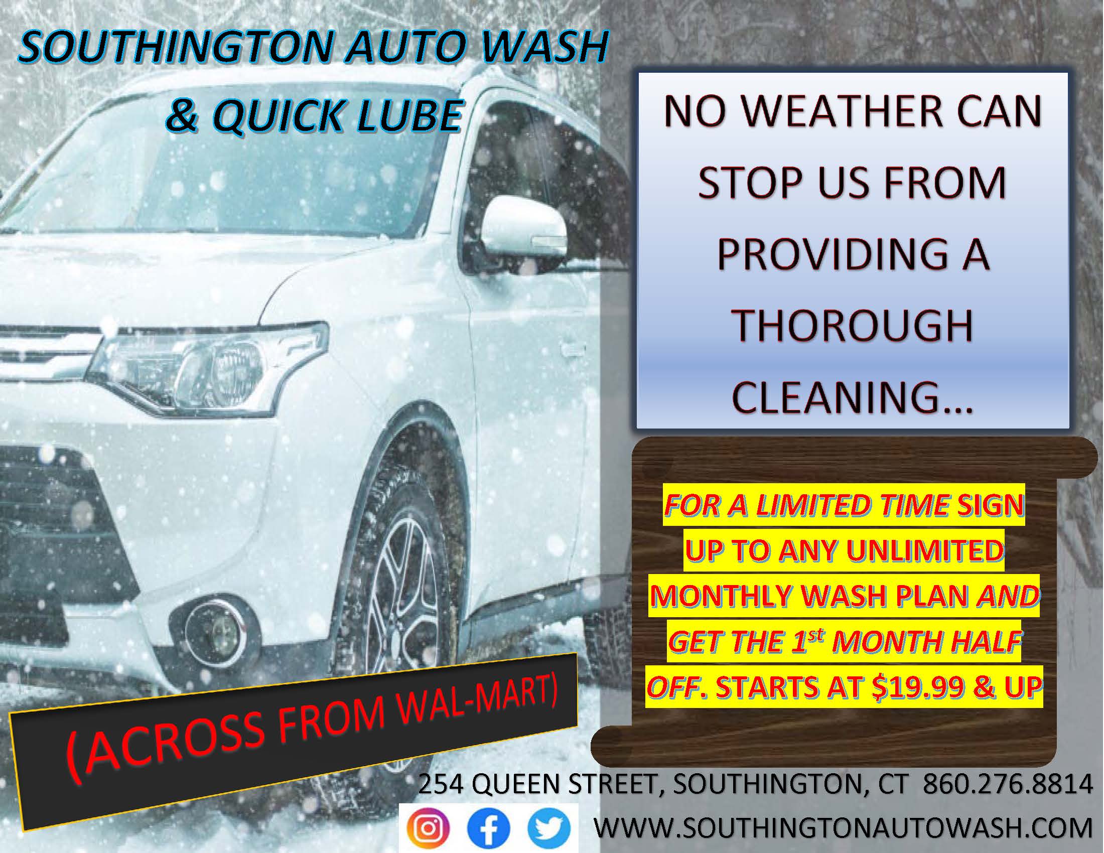 Southington Auto Wash & Quick Lube (SouthingtonWash) / Twitter