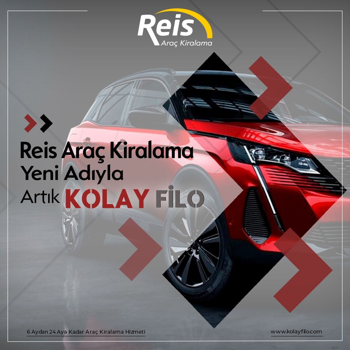 Reis Araç Kiralama Yeni Adıyla Artık @kolayfilo 
kolayfilo.com
#Uzundönemaraçkiralama