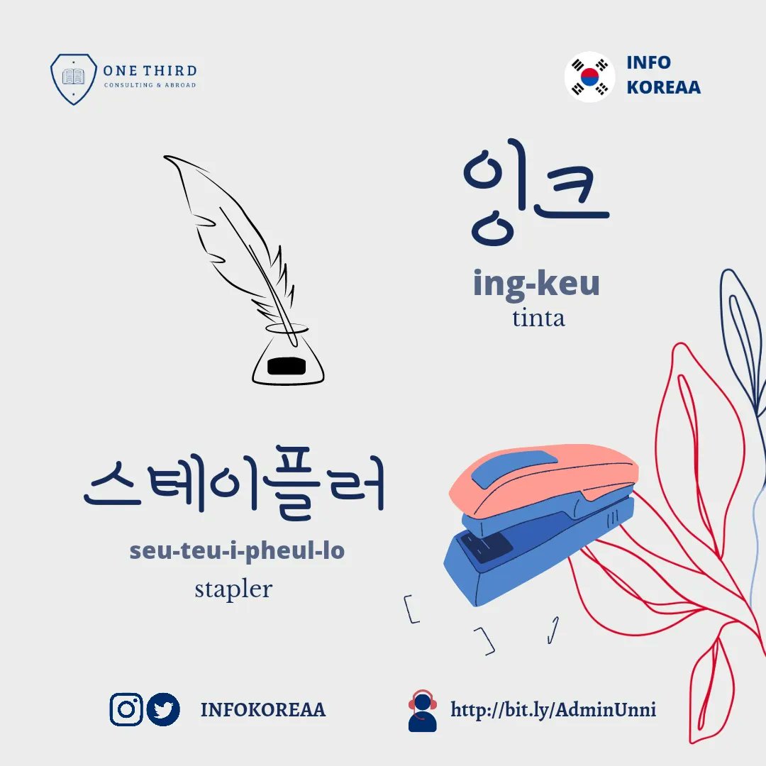 infokoreaa's tweet photo. Stationary in Korean 🇰🇷

Kursus bahasa Korea? Klik https://t.co/XyYPYv9ZSA

#HAECHAN #JISUNG #BTSJIMIN #YUJU_SOLO_DEBUT #HAESOO #leskorea #hangul #hangeul #kelasonline https://t.co/HrmCzhqleG