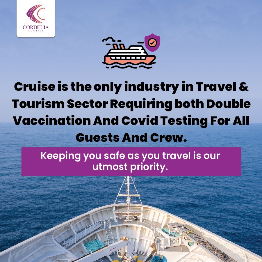 CEO_Cordelia's tweet photo. At Cordelia, our guests are always at the heart of all that we do. Enjoy carefree with Cordelia, the safest holiday partners in India. For more information and detailed travel guidelines, visit https://t.co/jmaIKuar0i
#cruise #cruises #cruiseship #holidays #cordeliacruises #India https://t.co/cInf2TXqbQ