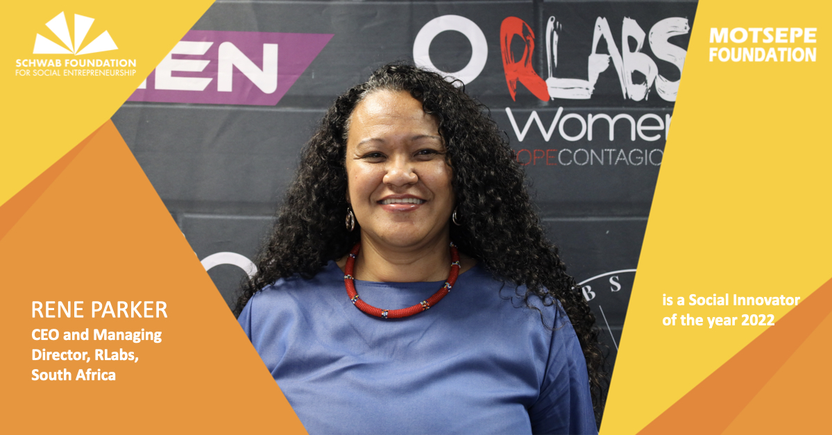 We are delighted to announce that our CEO <a href="/ReneParker/">ReneParker</a> has been announced as a Social Innovator of the year by the #SchwabAwards22 @Schwabfound &amp; <a href="/Davos/">World Economic Forum</a>   

Congratulations 👏👏👏

#RLabs #MakingHOPEContagious #DavosAgenda