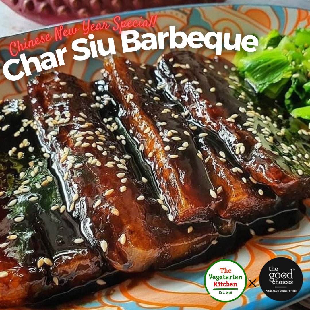 Tender and juicy TGC Pork Belly marinated in The Vegetarian Kitchen's signature savory homestyle char siu sauce. Served with a siding of steamed bok choi. Available for a limited time only! Pre-order yours today!