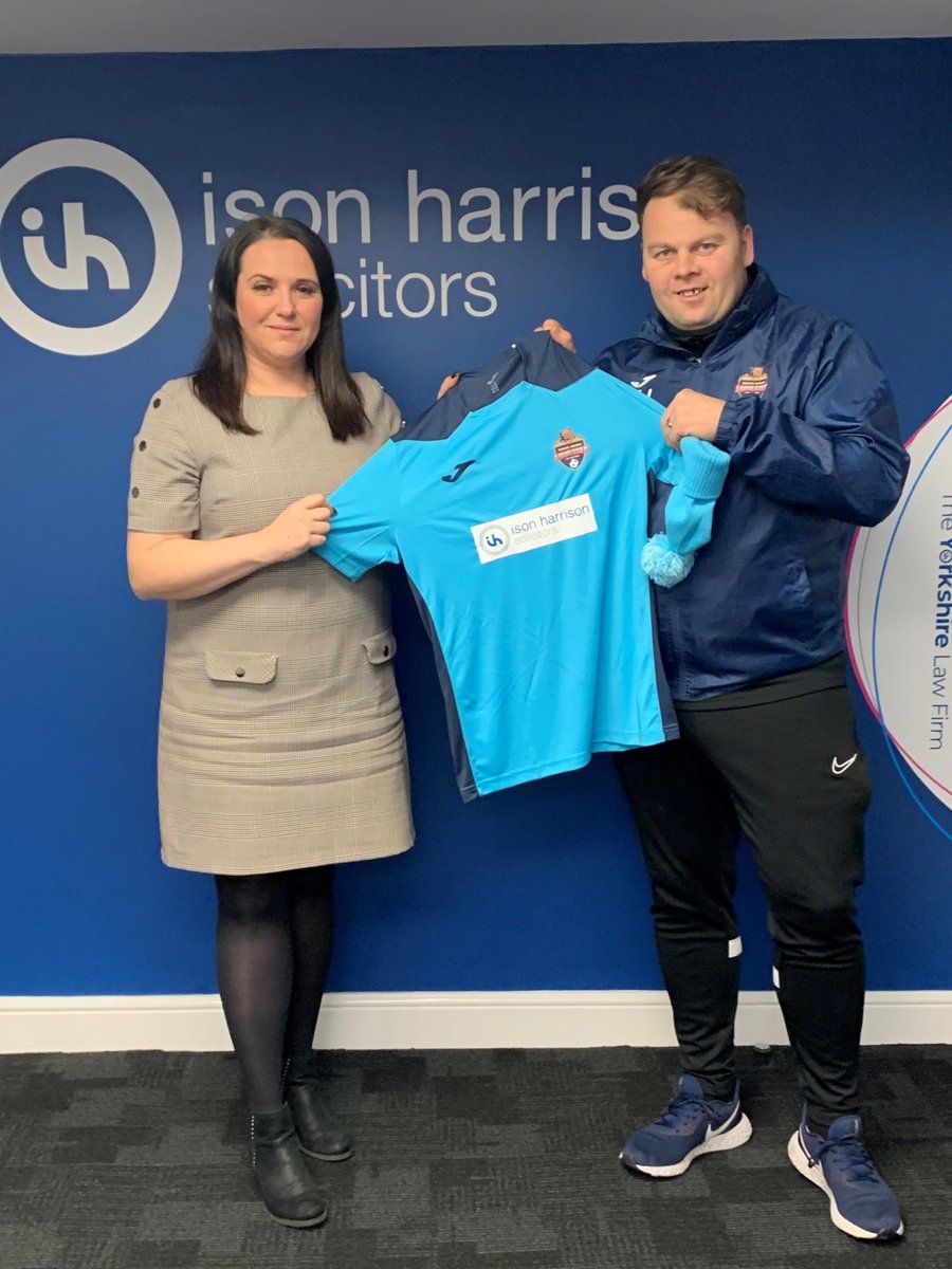 Our <a href="/IsonBingley/">Ison Harrison Bingley</a> branch is proud to sponsor the Eldwick Juniors Lionesses⚽️

Here's our Bingley branch manager, Claire Loftus, with Jamie from the club, holding the Ison Harrison sponsored kit! 

Thank you to the club for gifting us the shirt to proudly display at our branch 😊