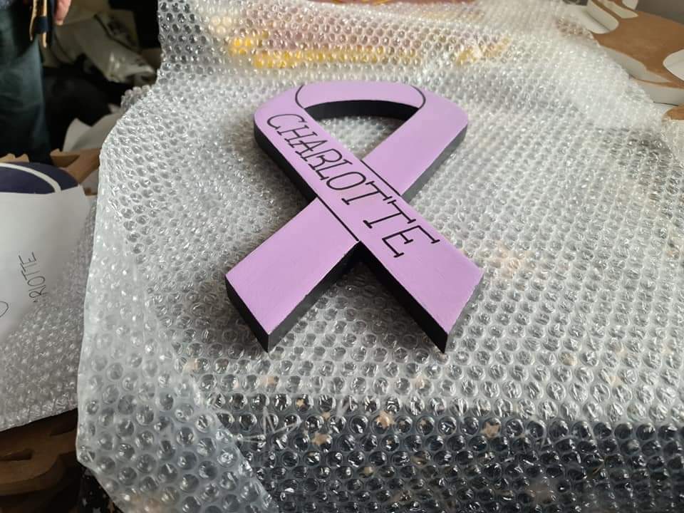JtPallett's tweet photo. Made for a very special customer recently, an  #epilepsy Ribbon. So glad they liked it  #EpilepsyAwareness https://t.co/D0yTk5TH3f
