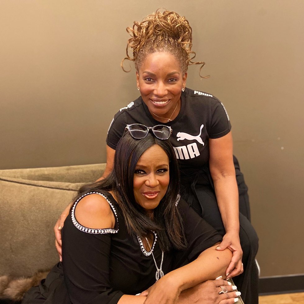 PrettyMill1's tweet photo. Happy Birthday to this fierce, talented, amazing women.  My sister and the women who produced several of my hit records.  A women who doesn’t get her respect in this game.  @theangelawinbush have a wonderful day.  Love you💜💜💜 https://t.co/s5HZmGT9mS