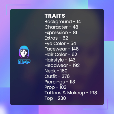 A sneak peek at the traits in our collection 

We have 48 different base characters!😮

#NFTCommunity #NFTs #NFTCollection