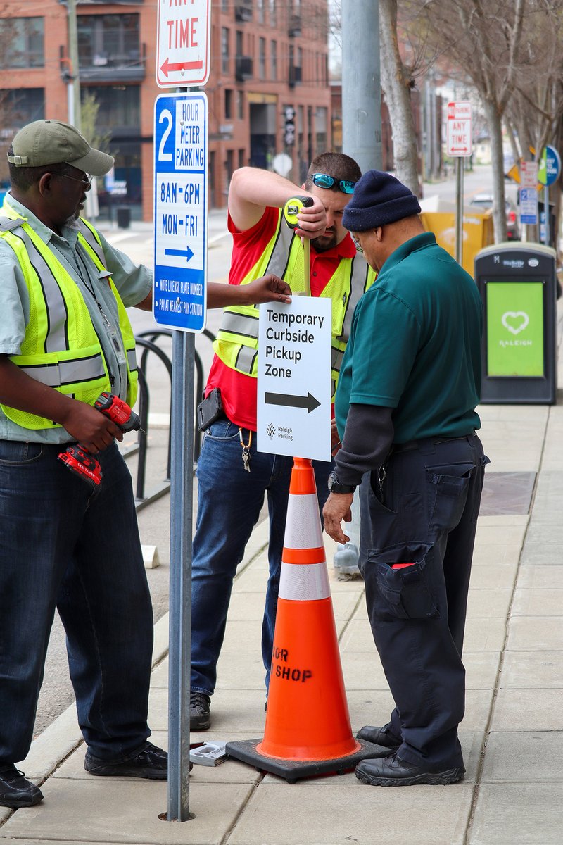 Have you enjoyed the Temporary Curbside Pickup Zones that began appearing to assist businesses and restaurants in March 2020? Council just approved an ordinance to codify them into the City Code! The zones are here to stay! bit.ly/3FGUSIZ | #Raleigh #RalPol