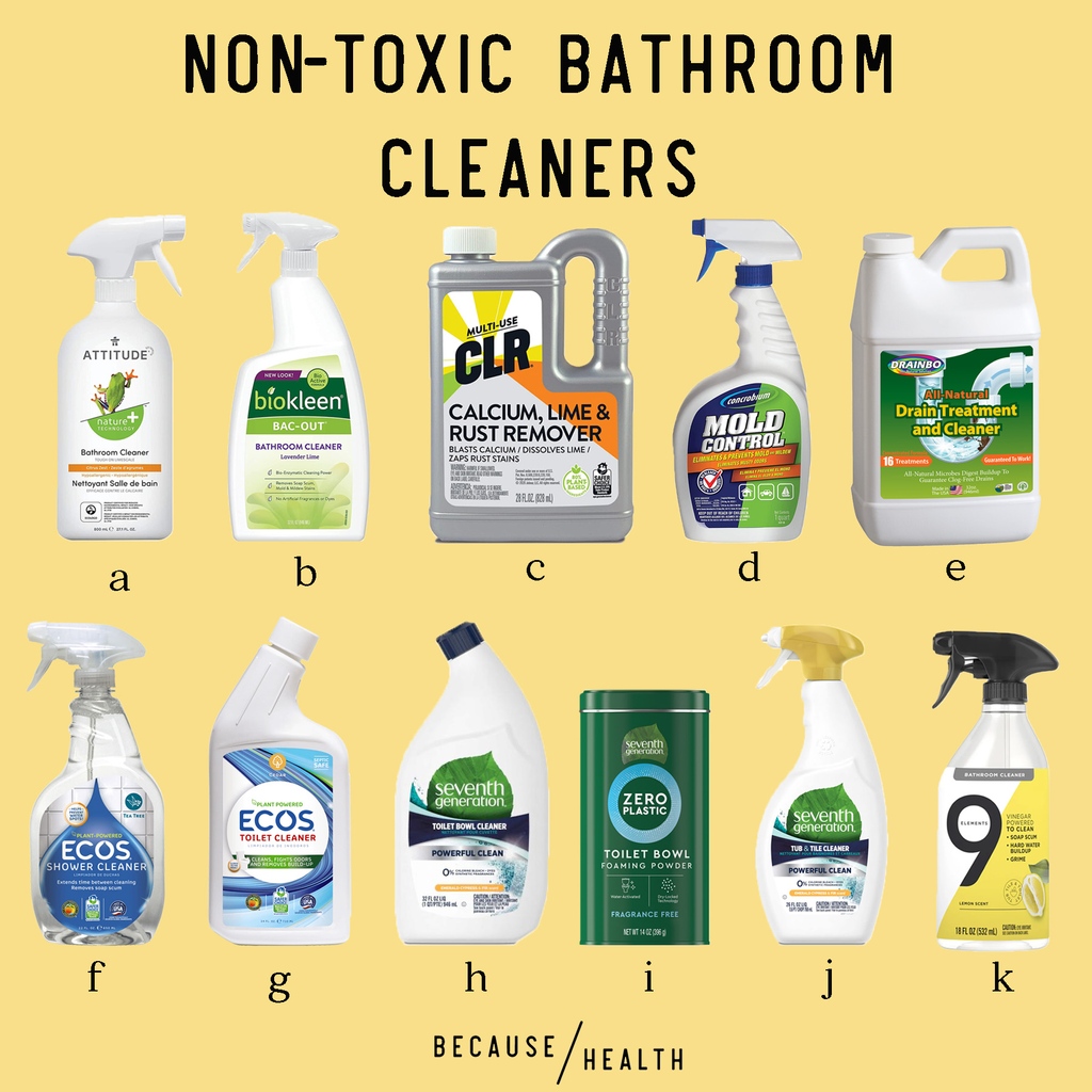 Here are our favorite bathroom specific cleaners that give you a little extra oomph to get rid of hard water stains, mold/mildew stains, and everything else that might be there.💩🚽🛁
<a href="/ATTITUDEliving/">ATTITUDE</a>
@biokleenhome 
@ECOScleans
@seventhgen 

l8r.it/7hoS