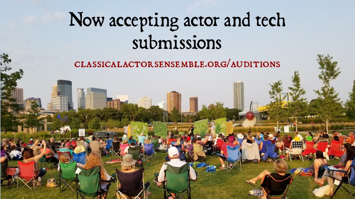 ClassicalActors's tweet image. Seeking actors, stage managers, and designers for our summer and fall 2022 productions: classicalactorsensemble.org/auditions/