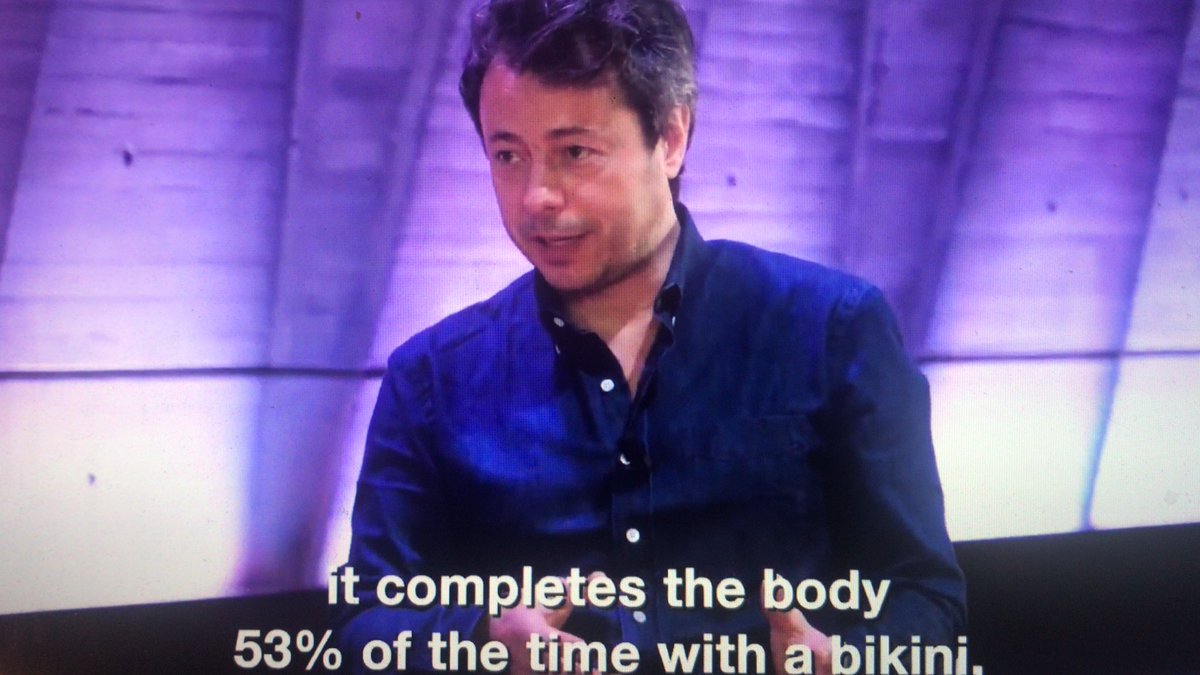 sab_munoz's tweet image. Quand on présente un portrait de femme à une #ia elle le complète à 53% avec des photos de femmes en bikini, alors qu’un portrait d’hommes, est complété à 56% par des corps d’hommes en costumes. #biais le #genderproject @YellzHeard recense tous les biais sexistes et racistes.