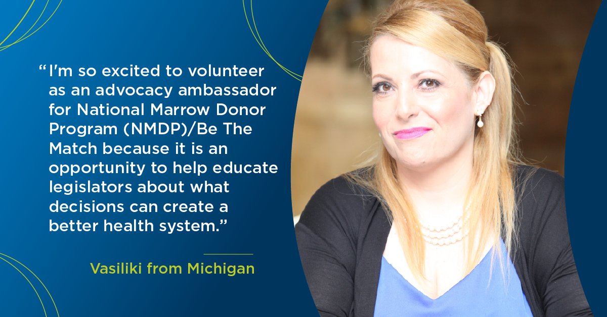 NMDP_advocacy's tweet photo. Today we thank the amazing donors, patients, caregivers, advocates, and network partners who support our work in the Great Lakes State! Happy National Michigan Day! 💙💚 https://t.co/zWBhZYoQbG