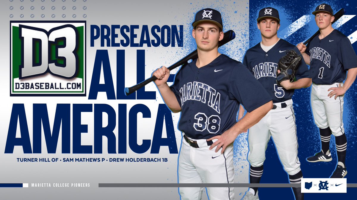 EttaExpress_MC's tweet image. Not 1…Not 2…But 3 Pre-Season All-Americans! 

Congratulations Turner, Sam, and Drew!

#EttaExpress | #d3baseball