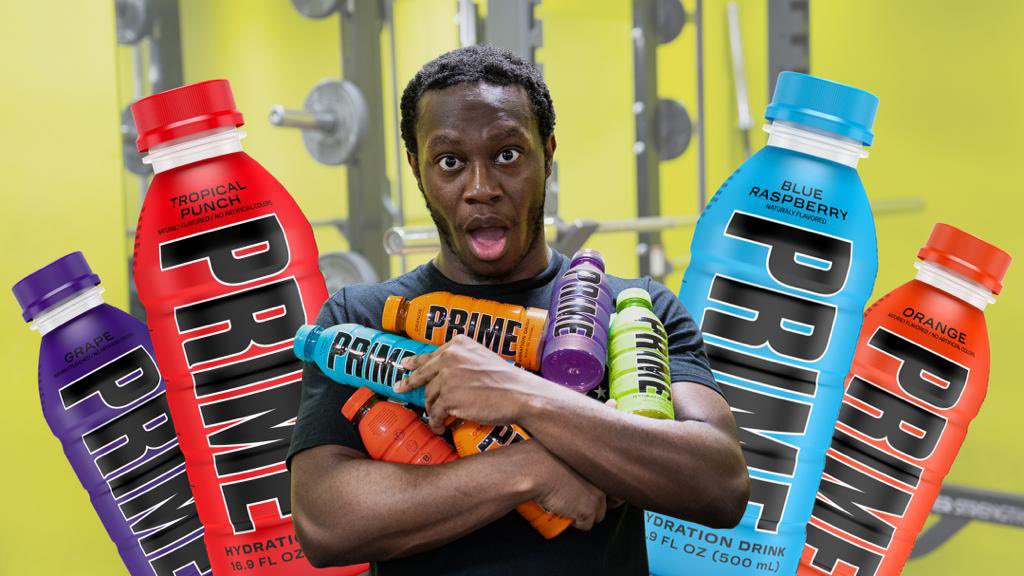 Deji's tweet photo. PRIME DRINK DID THIS TO MY TRAINING
https://t.co/NxBwGoFoQH https://t.co/3AV4e7D6wH