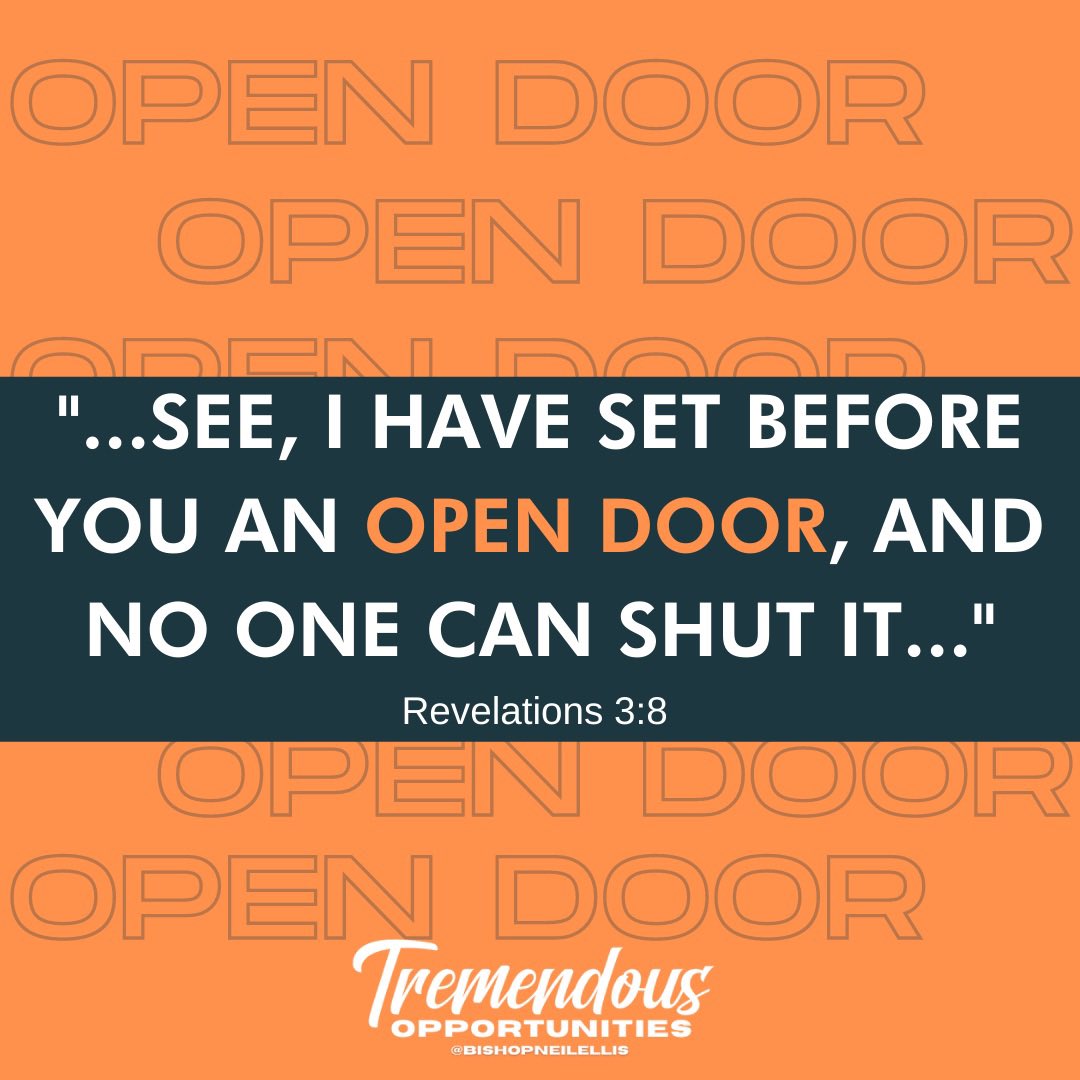 NeilEllisWorks's tweet photo. GOD IS THE GOD OF OPPORTUNITY!
__
#TremendousOpportunities #BishopNeilEllis #MountTaborChurch โช
#MTCLive ๐ฅ #ARealConnection ๐ชข https://t.co/L92DJ2ZBkO