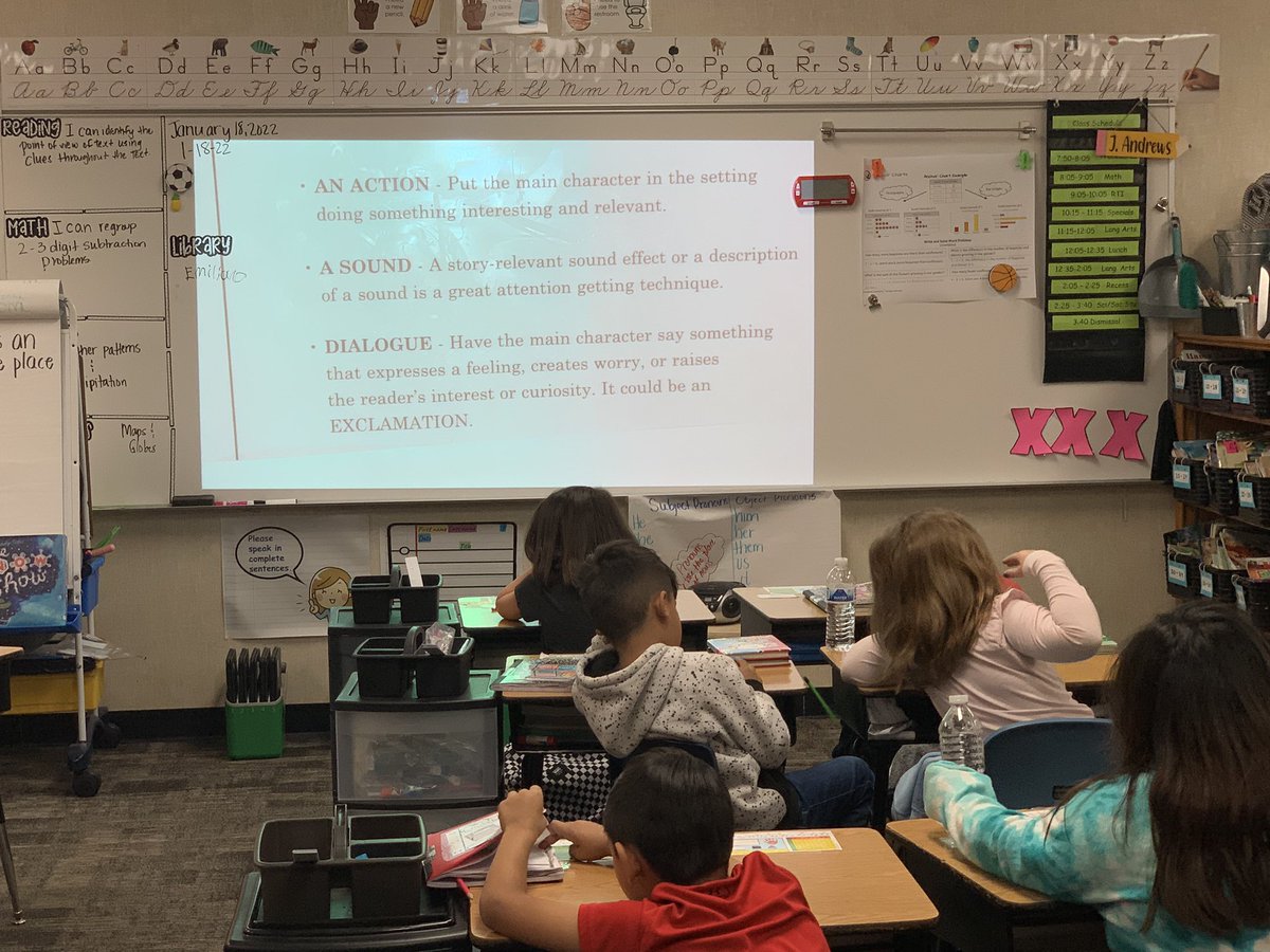 BacaWest's tweet photo. Griffith teachers utilizing @EmpWriters lessons to teach students how to craft entertaining beginnings. @MGEagles @Jeana_Andrews3 @RitaC11900705 #BISDBackToBetter https://t.co/eAZ4XZXXkG