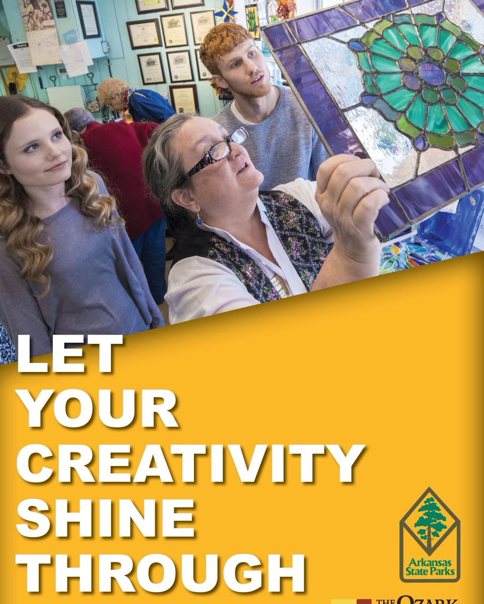 ArkStateParks's tweet photo. Increase your creativity in 2022 at Ozark Folk Center State Park. Whether you're a beginner or experienced crafts-person, there's a class for everyone this year in Mountain View. Spaces are limited. Reserve yours at https://t.co/rbFUMtZmd6

#OzarkFolkCenter #ARStatePark https://t.co/hkdk1fZUBp