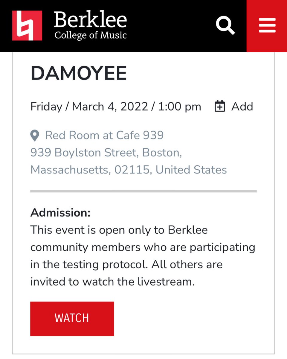 damoyee's tweet image. Berklee! #DAMOYEE and her band are playing a show especially for y’all Friday, March 4 at the Red Room. 😊💜 If you’re a part of the @BerkleeCollege community, get more details here: college.berklee.edu/events/damoyee