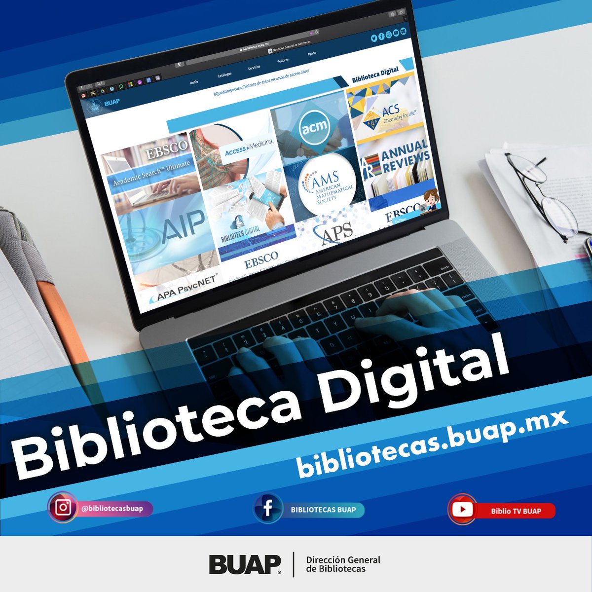 bibliotecasbuap's tweet photo. #QuedateEnCasa #BUAPenCasa
#UtilizaLaBibliotecaDigital
Te invitamos a consultar la biblioteca digital ingresa a:
https://t.co/XSd0t8nqGV https://t.co/6VSEhKqiHc