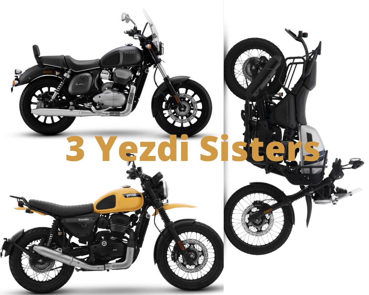 CarBHP01's tweet photo. 3 #Yezdi Sisters 

https://t.co/vBFDfMLfam https://t.co/9936aTU3pb