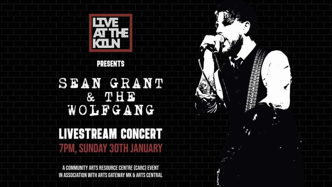 Have you heard the news? #LiveAtTheKiln is back in two Sunday's time with none other than <a href="/sgwolfgang/">Sean Grant & The Wolfgang</a>! Join us for the gig and Q&amp;A hosted by the wonderful @Antagonistpoet!

Catch the livestream at youtu.be/rl5Dfwy3frs

#supportlocalmusic #lovemk #lovemkmusic #miltonkeynes