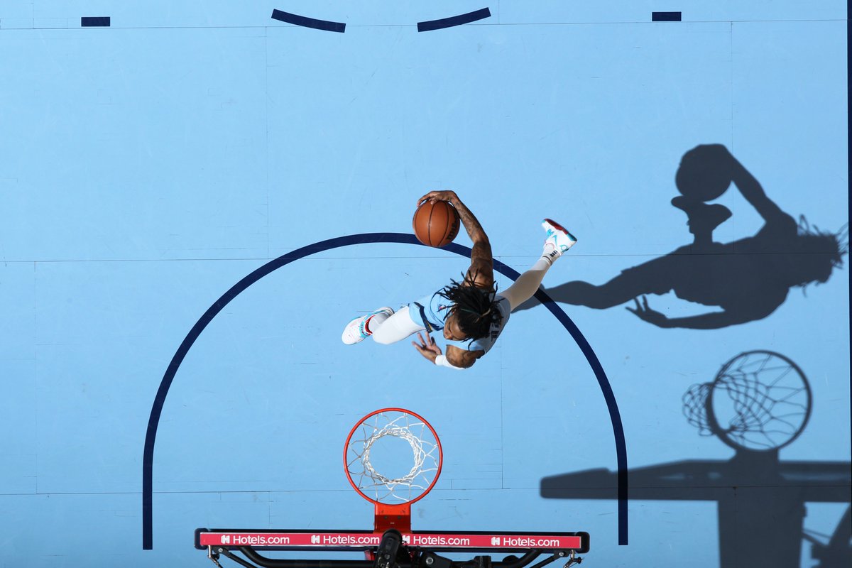 memgrizz's tweet image. the highest in the room ✈️ 🥷

@JaMorant // #NBAAllStar