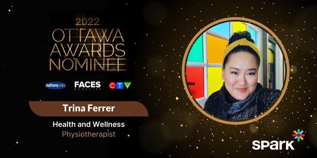 sparkcares's tweet photo. Congrats to our Director of Physiotherapy, Trina Ferrer, who was nominated for Physiotherapist in the Faces Awards 😀

Vote for our team daily at https://t.co/Oo9YxVWmqR #FacesAwards #Ottawa https://t.co/wXkgBzx7dH