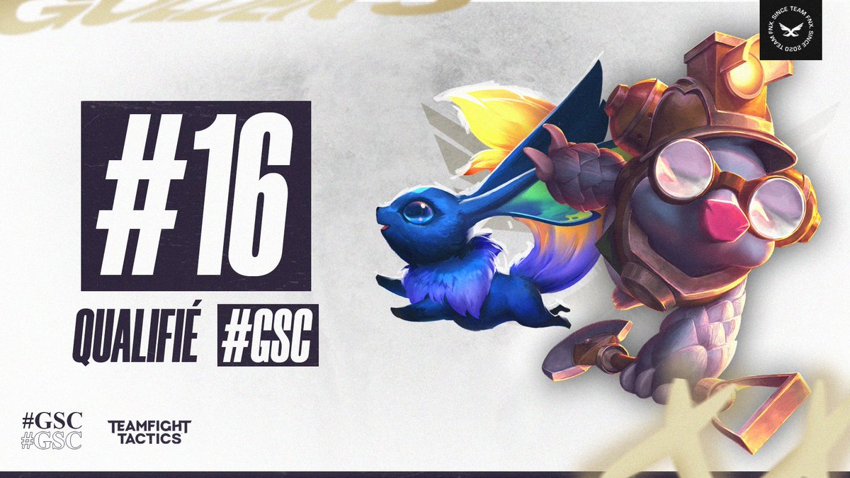 Hier soir notre joueur <a href="/WhiteArie__/">Whıte Arıe</a> s'est qualifié pour la prochaine étape de la #GoldenSpatulaCup ! 👏

Il participera donc au prochain tournoi avec les 128 meilleurs joueurs EU ! 

#BurnWithFNX🕊️