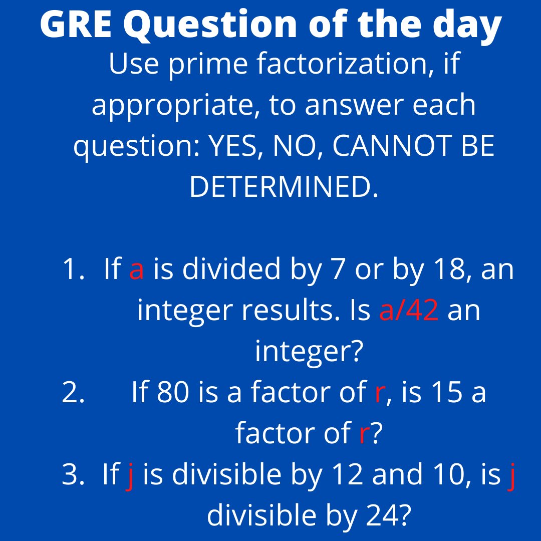 MiniversityGH's tweet photo. Who will get this right? #GRE #GREquestions #testpreparation #testprep #greclasses #mba #mbaprep #graduateschool #gradschool #graduatedegree #questionoftheday #quant #math #mathematics #answerchoices #businessdegree #accraghana #accra #ghana #nigeria https://t.co/T6AUZaK772