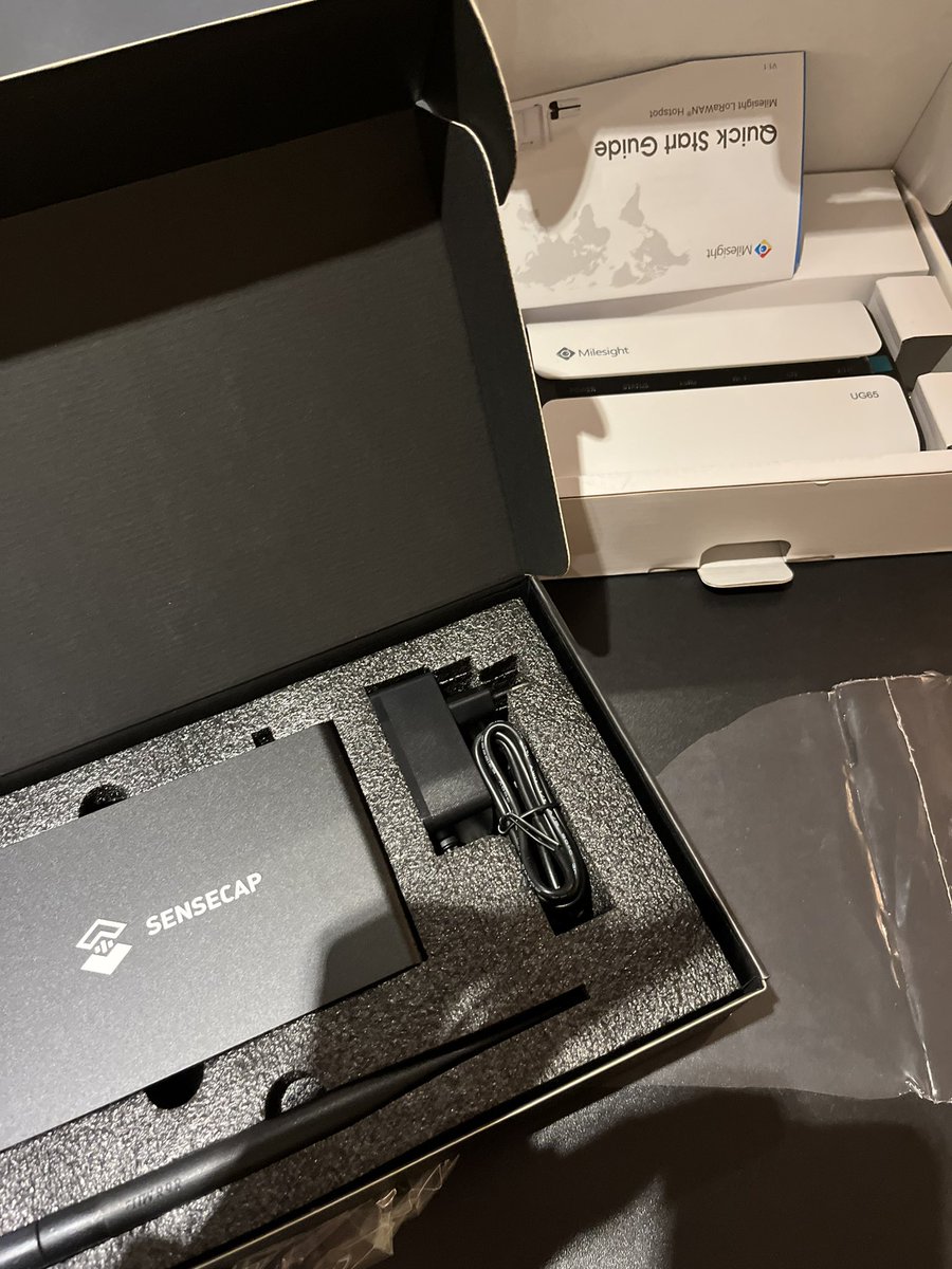 steinkjaer's tweet photo. We are finally live 🎈✅ #iot  #sensecap #milesight @helium https://t.co/pJinBtx53S