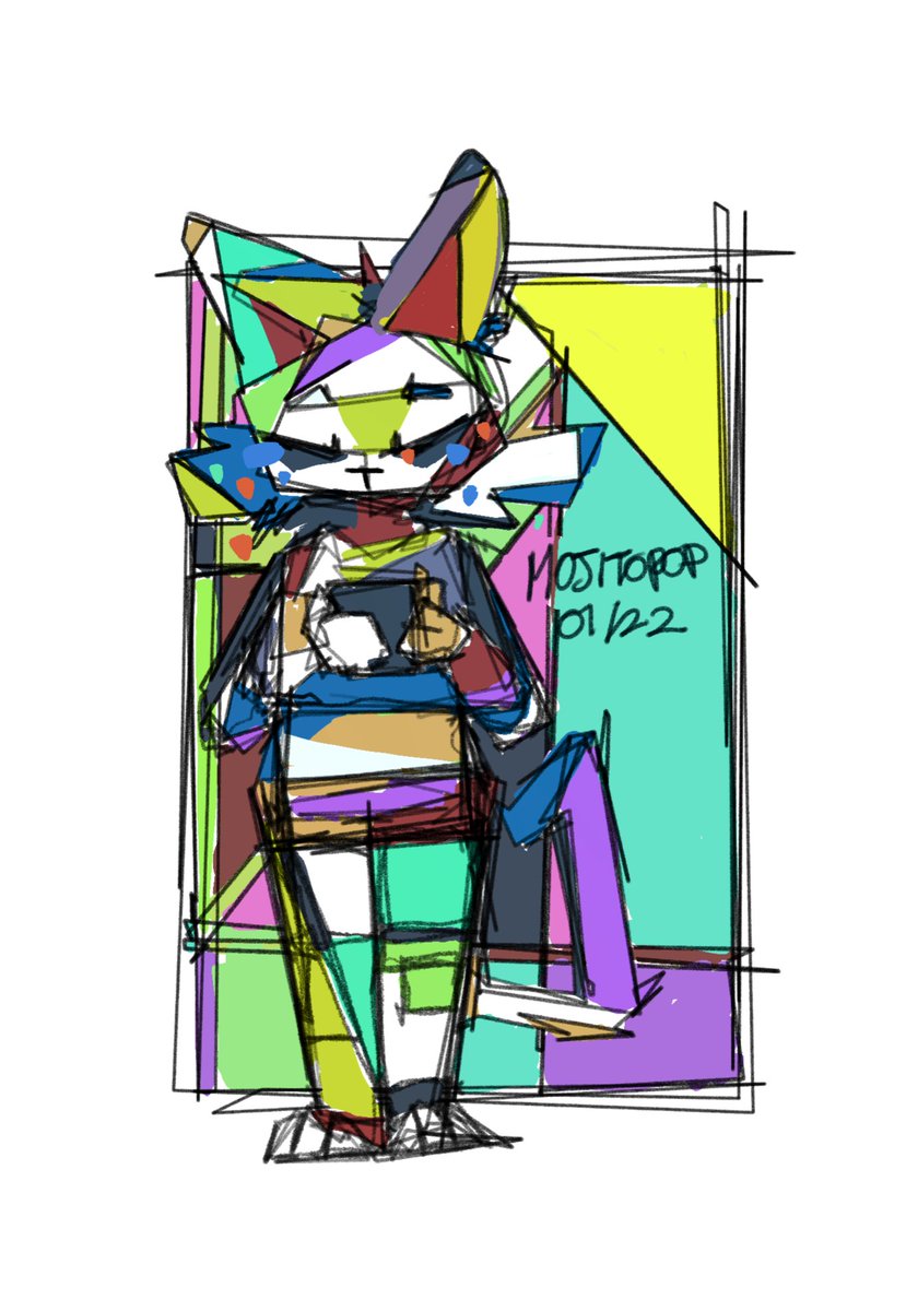 Mojitopop's tweet photo. one line non-stop challeng art

(well tbh it's one for the torso one for the body and one for the background but let's not focus on that) https://t.co/z3tz5f6g6Z