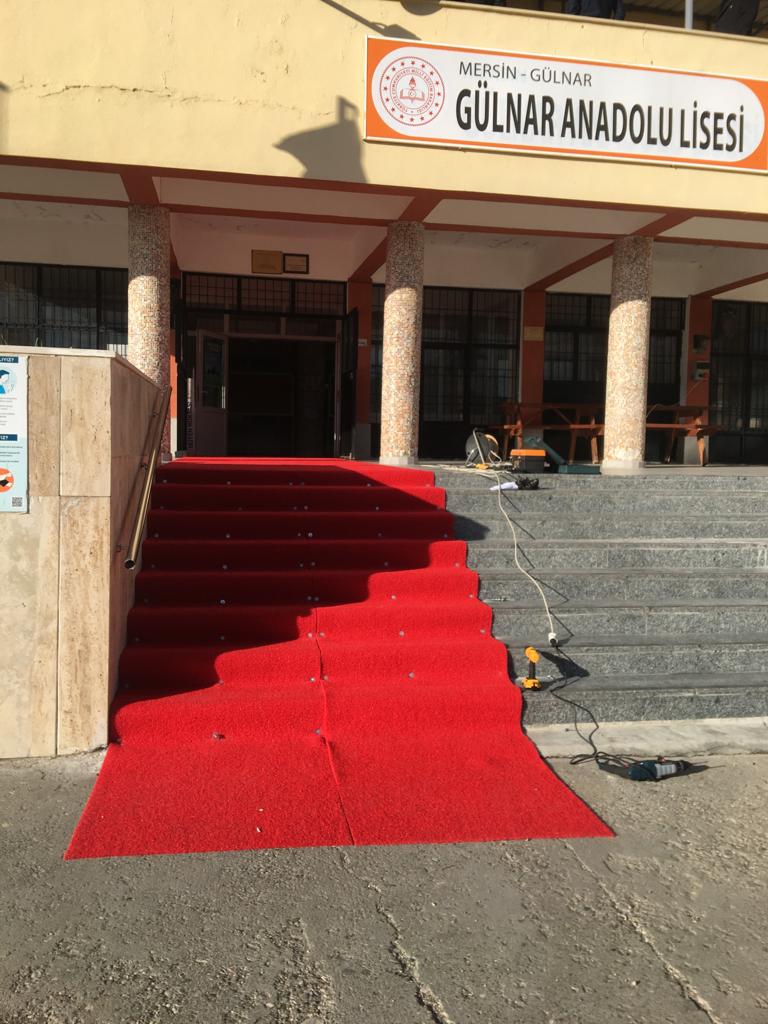 Her şey öğrencilerimiz için....
Okul ve pansiyon girişine öğrencilerimizin güvenli bir şekilde giriş çıkış yapabilmeleri için kaydırmaz halılar döşenmiştir.
<a href="/AdemKoca46/">Adem Koca</a> <a href="/yemrebayrakli/">Yunus Emre Bayraklı</a> <a href="/FatihBurgut/">Fatih BURĞUT</a> <a href="/h_kadim33/">Hüseyin KADİM</a> <a href="/BaykalBasdemir/">Baykal BAŞDEMİR</a> <a href="/MikailEREN33/">Mikail EREN</a> <a href="/Gven26254946/">Güven AKÇA 🇹🇷🇦🇿 🇹🇷Şube Müdürü</a> <a href="/vahap_korkmaz/">Vahap Korkmaz</a> <a href="/MersinMEM/">Mersin İl Millî Eğitim Müdürlüğü</a>