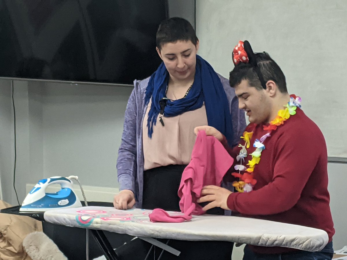 RivermeadEPR's tweet photo. Today also involved practising ironing and folding clothes! https://t.co/iVlzmWoRRR