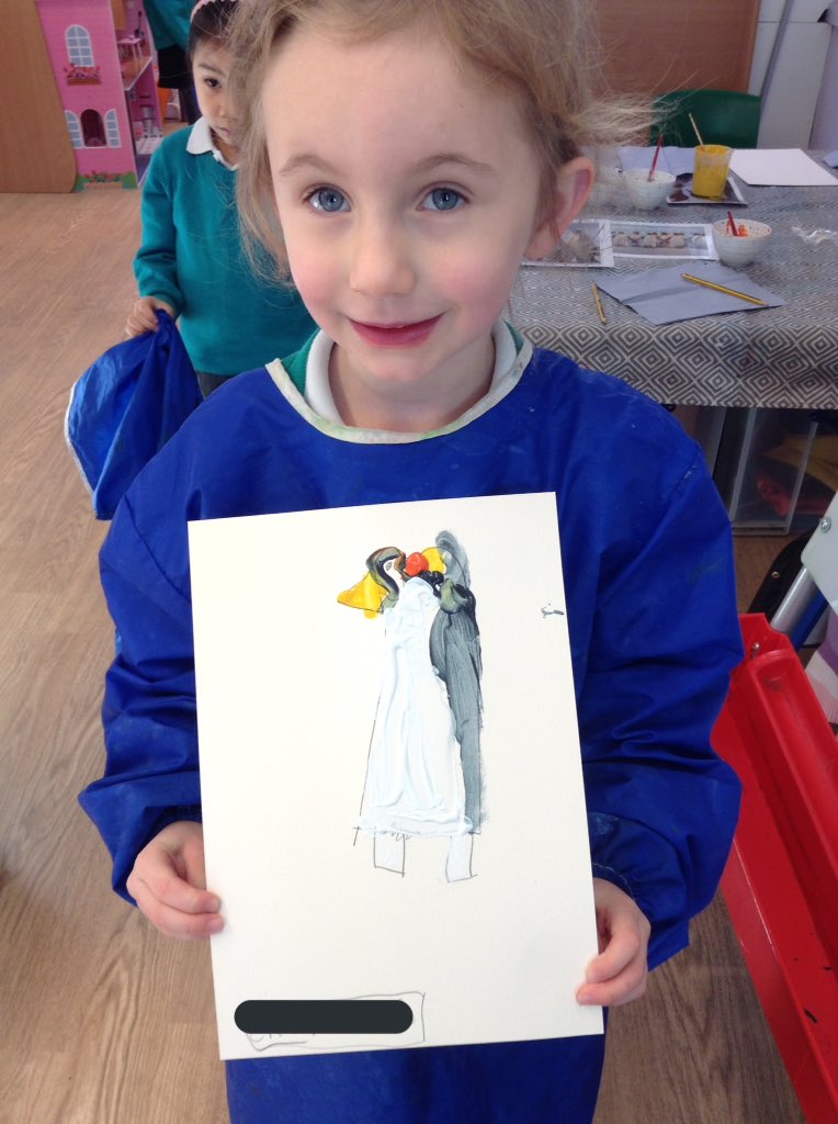 BroughPrimary's tweet image. EYFS- For our winter focus, we are learning about penguins and the Antarctic. The children have created some brilliant observational paintings of emperor penguins. It was wonderful to see the concentration on the children's faces! ❄️🐧✏️🌈☀️ #processoflearning #meaningfulart