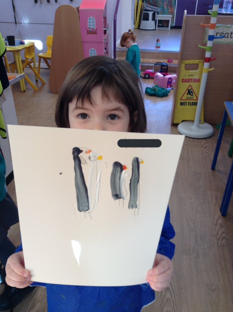 BroughPrimary's tweet image. EYFS- For our winter focus, we are learning about penguins and the Antarctic. The children have created some brilliant observational paintings of emperor penguins. It was wonderful to see the concentration on the children's faces! ❄️🐧✏️🌈☀️ #processoflearning #meaningfulart