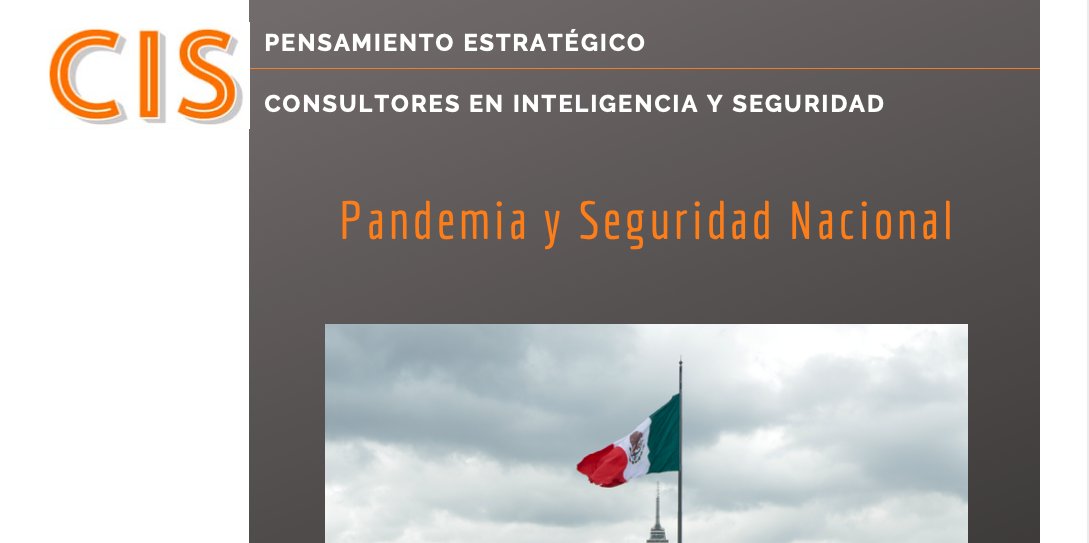 Comparto algunas reflexiones sobre el papel de los científicos, el gobierno y sector privado en la pandemia y su responsabilidad en la Seguridad Nacional <a href="/adan_augusto/">Adán Augusto López H</a> <a href="/rosaicela_/">Rosa Icela Rodríguez Velázquez</a> <a href="/IntelandBeers/">Intel&Beers</a> <a href="/Segurilatam/">Segurilatam</a> <a href="/evizarretea/">Emilio Vizarretea</a> <a href="/magdaalcocer/">Magdalena Alcocer</a> <a href="/ZFTWARNING/">John Sullivan</a> cisestrategico.com/pandemia-y-seg…