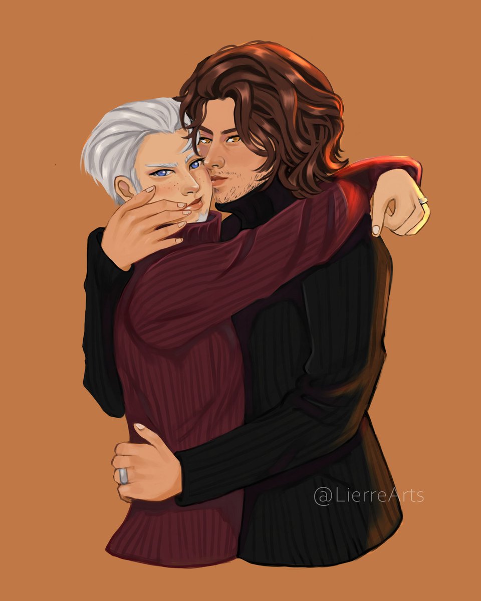 Hello everyone!

Here's the commissioned art by <a href="/LierreArts/">Lierre</a> of my favourite pair Verstael and Ardyn. I love it so much! Go follow her!
❤️❤️❤️ 

#Versdyn #ffxv