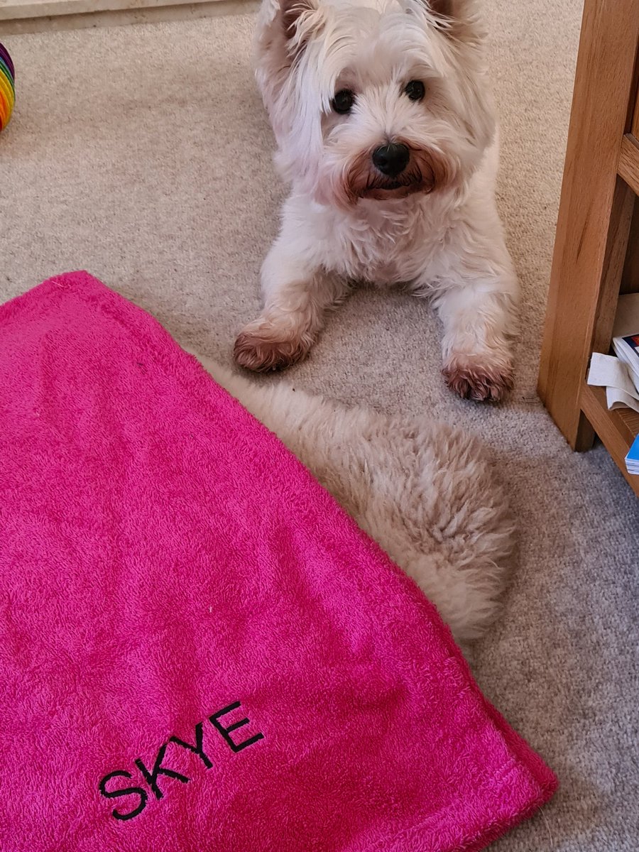 Thank you mummy for my new towel.
@Smoozleandbone