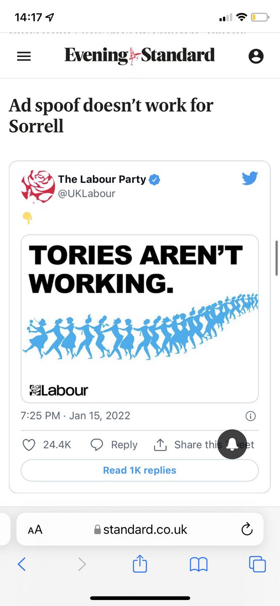 Mac_Daddies's tweet image. Ours and @dbdes1gn5 work doing the rounds. Shame Sir Martin Sorrell doesn’t like it. Still, not every day you get someone with his background looking at our stuff either. Swings and roundabouts 🤣 @OneMinuteBriefs