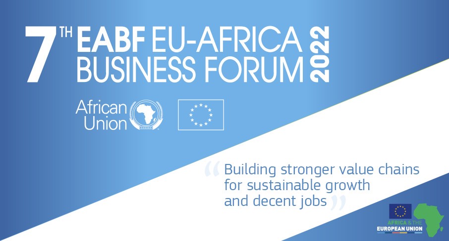 📆 SAVE THE DATE and join us at the 7th EU-Africa Business Forum #EABF22 which will take place from 14 to 18 February 2022 online.

Stay tuned. Registration will be available soon.

Read more at euafrica-businessforum.com/en