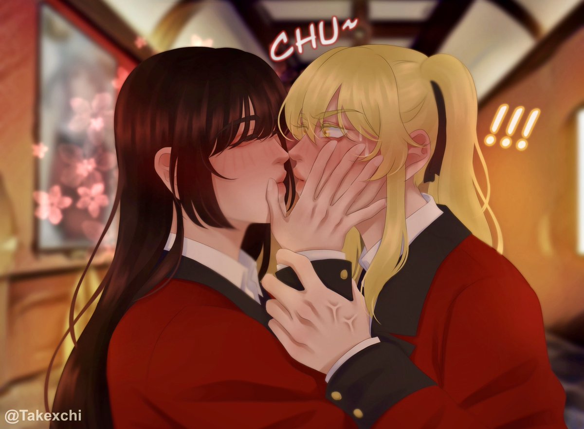 Just do it…👩‍❤️‍💋‍👩👩🏻‍🤝‍👩🏼🌈 [#kakegurui #yumary #蛇喰