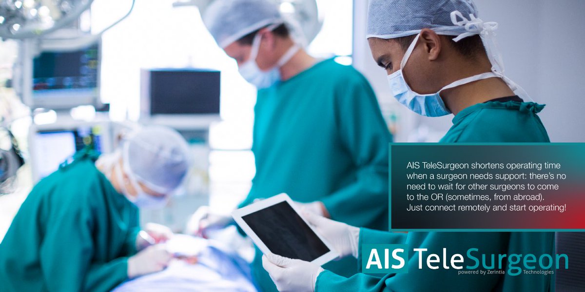 AIS TeleSurgeon shortens operating time when a surgeon needs support: there’s no need to wait for other surgeons to come to the OR (sometimes, from abroad)

Just connect remotely and start operating!

Discover how it works here ⬇
ais-telesurgeon.com 

#patientcare #surgery