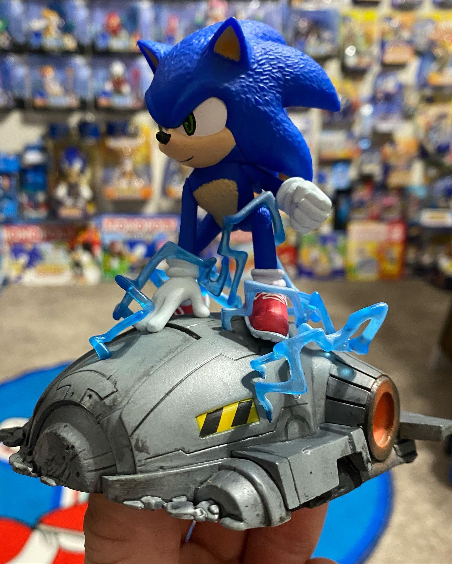 TreasureHuntingSonic on X: Not only does the Sonic movie release today  digitally, but you can now also preorder this Sonic Movie 1/6 scale statue  from your local comic shop! Designed by @JoeAllard