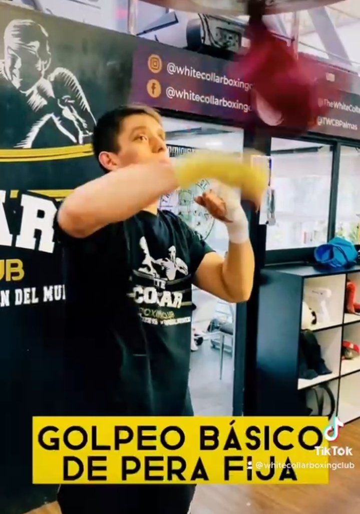 TWCBCPalmas's tweet photo. Domina el golpeo a la pera fija.
Aprende trucos y secretos en Palmas 530...

Por lo pronto, nuestro coach, "El Suavecito" Paredes, te da una muestra en este TUTORIAL:

https://t.co/0t9DzAG0gu https://t.co/vsmQdkkaZD