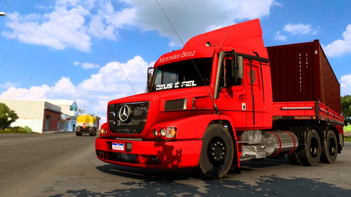 leyvismovicgame's tweet photo. MERCEDES-BENZ ATRON 1634 - Nice clothes transportation.
Have a beautiful #Tuesday, #BestCommunityEver and @SCSsoftware
Watch Here ๐
https://t.co/SeAGqcD5Xo
#EuroTruckSimulator2 #ETS2 #VirtualTrucking #RealSimulation #Gameplay
@MercedesTruckUK https://t.co/bPPuvuFk9G