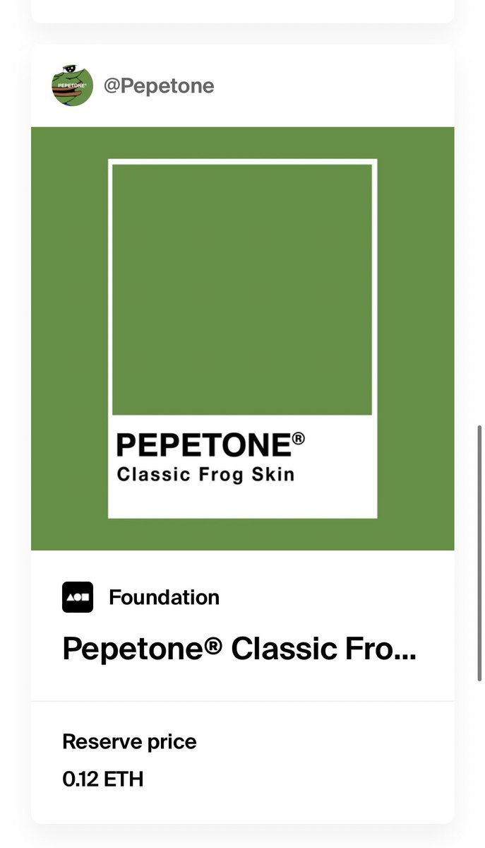 Pepetone® tweet media