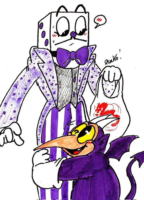 Neru on X: Don't With the devil  King Dice Of Cuphead For #set