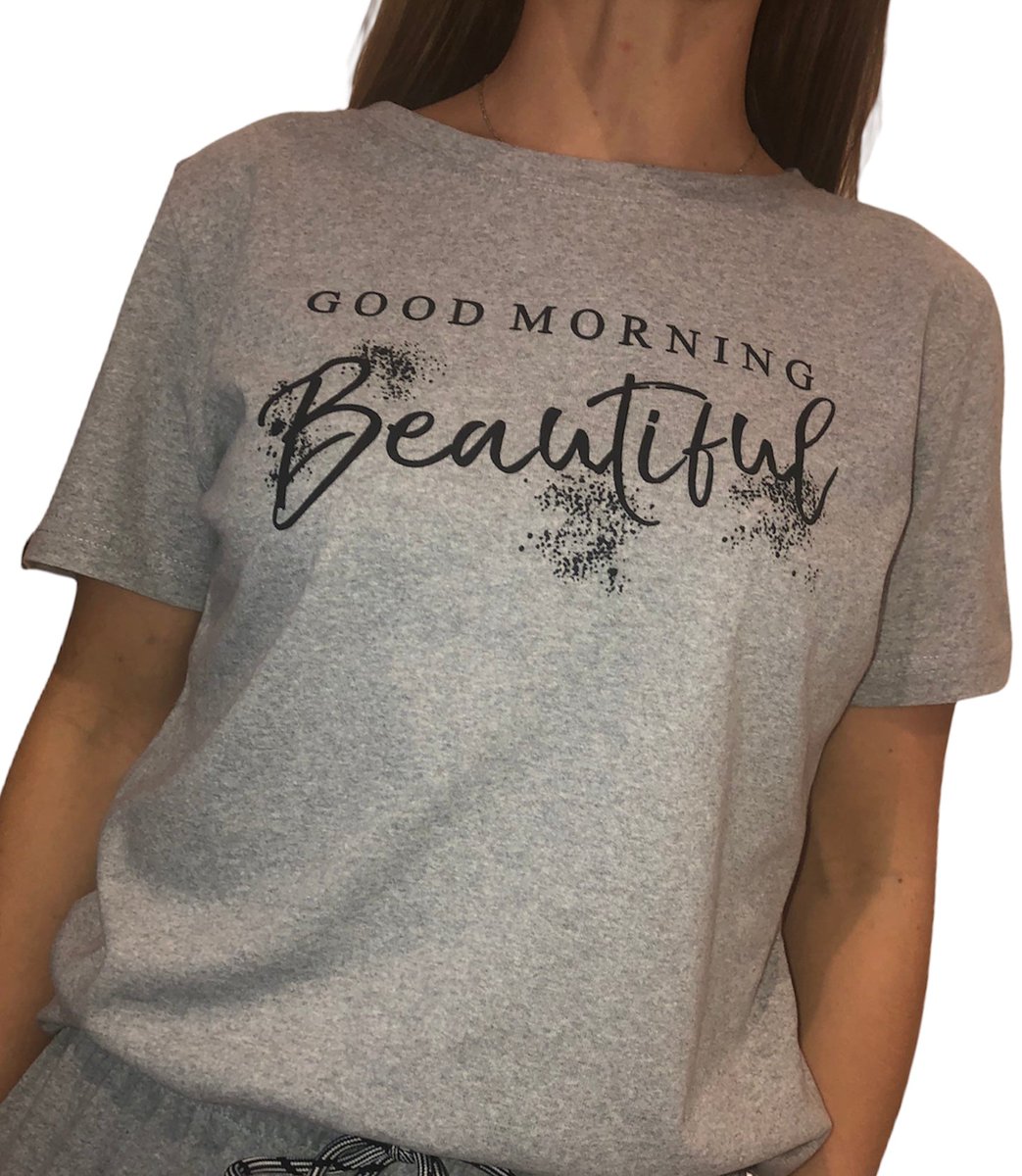 Update your #pyjama #style with this super #soft Good Morning #Beautiful set, #perfect for that #bedtime feeling, also great for #lazy #lounge days. £7.00, why pay more? shush-fashion.co.uk/products/good-…