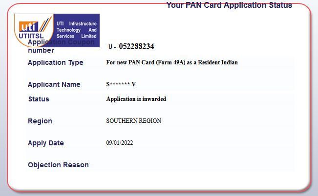 DuraiCSC_Centre's tweet photo. @UTIPANServices 
I had applied PAN on 09/Jan/2022, But till date its showing Application is inwarded. Kindly check &amp; update on urgent basis. Application number U-052288234  &amp; U-052352627. https://t.co/DfJJB68EPV
