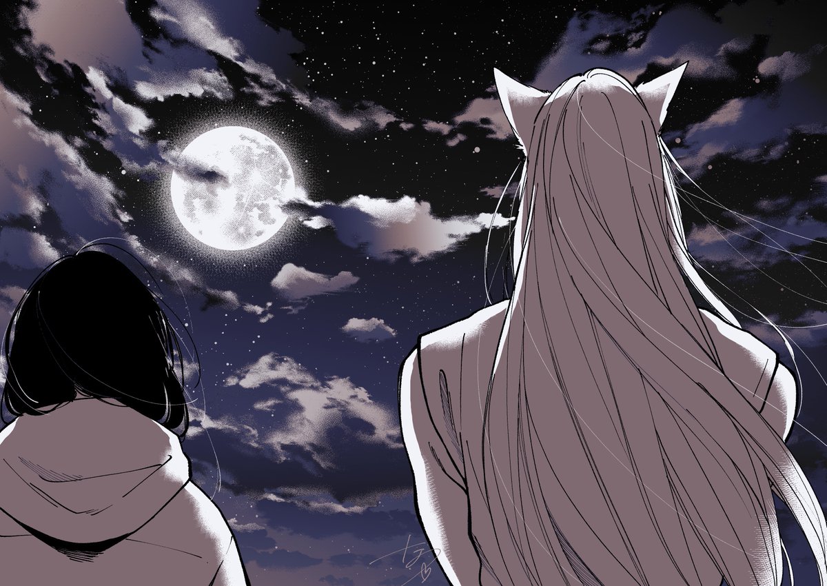 大好物の妖狐蔵馬と夜と満月でコテコテの夢絵
(リプ欄に続く) 
