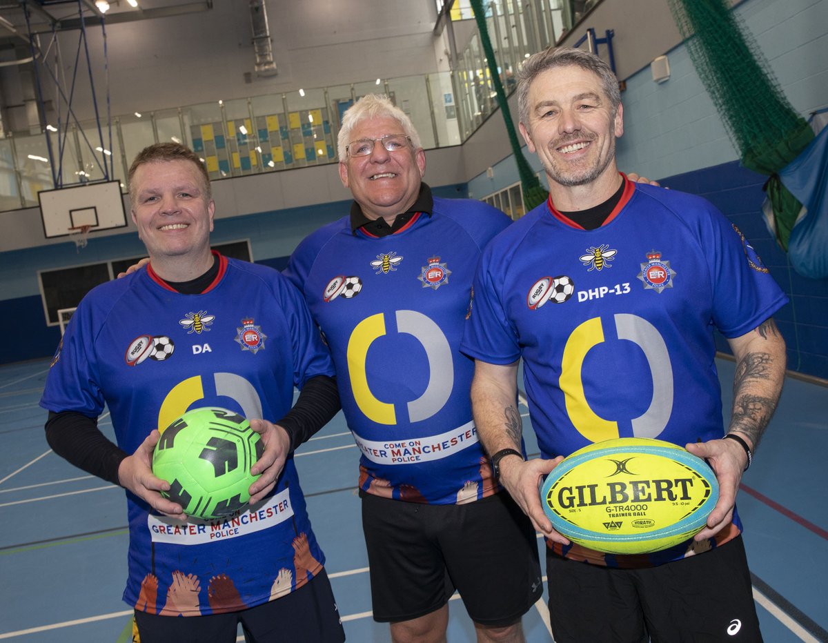 GMPOldham's tweet image. ⚽️🏉 C.I Atherton &amp;amp; Sgt Hartley-Pickles, recently &apos;tackled&apos; a 13-hour rugby/football challenge to raise money for @mahdloyouthzone. Around £4k was raised from the event, which means the pair have raised almost £20k for the charity over the last five years! crowd.in/gqOq01